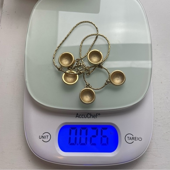 Napier Gold Disk Necklace - Picture 14 of 14